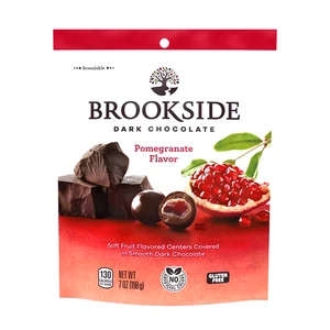 Brookside Canada Chocolate Oscuro Sabor Granada Snacking Chocolate 7oz - Imagen 1 de 3