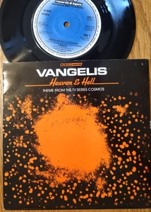 Vangelis - Heaven & Hell COSMOS BBC TV SERIES 7” Vinyl 1975 - Picture 1 of 3