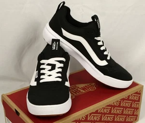Vans Women's Athleisure Shoes Size-9-1/2 Range Exp Black/White Mesh Sneakers NEW - Bild 1 von 12