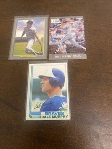 Dale Murphy 1982 Topps 1991 Fleer Ultra & 2020 Turkey Red - Picture 1 of 4