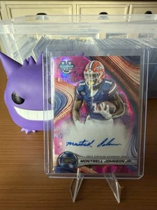 Montrell Johnson Jr 2024 Bowman Best U Auto Pink Refractor 037/100 - Picture 1 of 2