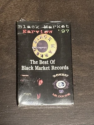 Best of Black Market Records FACTORY SEALED Cassette Tape Promotional Use - Image 1 of 4