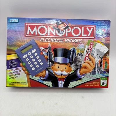 Monopoly Electronic Banking COMPLETE Hasbro Gaming 2007 TESTED WORKS - Image 1 of 4