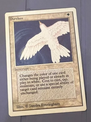 Magic the Gathering MTG Unlimited Purelace LP  (Beta Bob) - Image 1 of 2