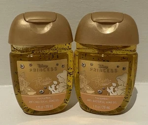 Set Of 2 Bath & Body Works Disney Princess Belle Hand Sanitizers Pocket Bacs - Picture 1 of 1