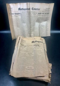 Lotto giornali Corriere Mattapoisett 1909-1910 ~ Massachusetts - Foto 1 di 6