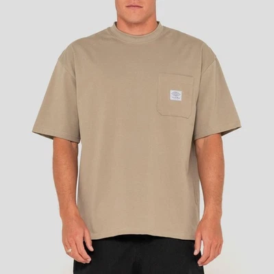 RUSTY - Mens Steezey T-Shirt - Khaki - Casual Short Sleeve Tee - Image 1 of 2