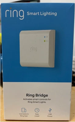 Ring Smart Lighting Ring Bridge  5B01S8-WEN0 White Compatible with Alexa - Image 1 of 2