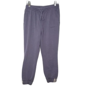 Adidas Sweatpants Womens Small DU2348 Trefoil Fleece Joggers Athletic Pants - Picture 1 of 6