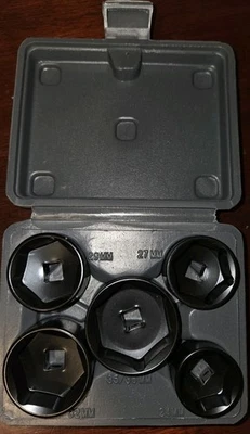 LISLE TOOLS 13300 5-Piece Filter Socket Set 3/8" Drive W/Case (CJL004938) - Image 1 of 2