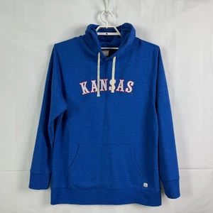 Homefield Apparel Kansas Jayhawks Zirkusschrift blau Hoodie Sweatshirt Herren 2XL - Bild 1 von 7
