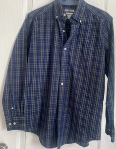 Men’s Haggar LS Small Dress Shirt Stretch Fit Button Up Collared School Clothes - Picture 1 of 6