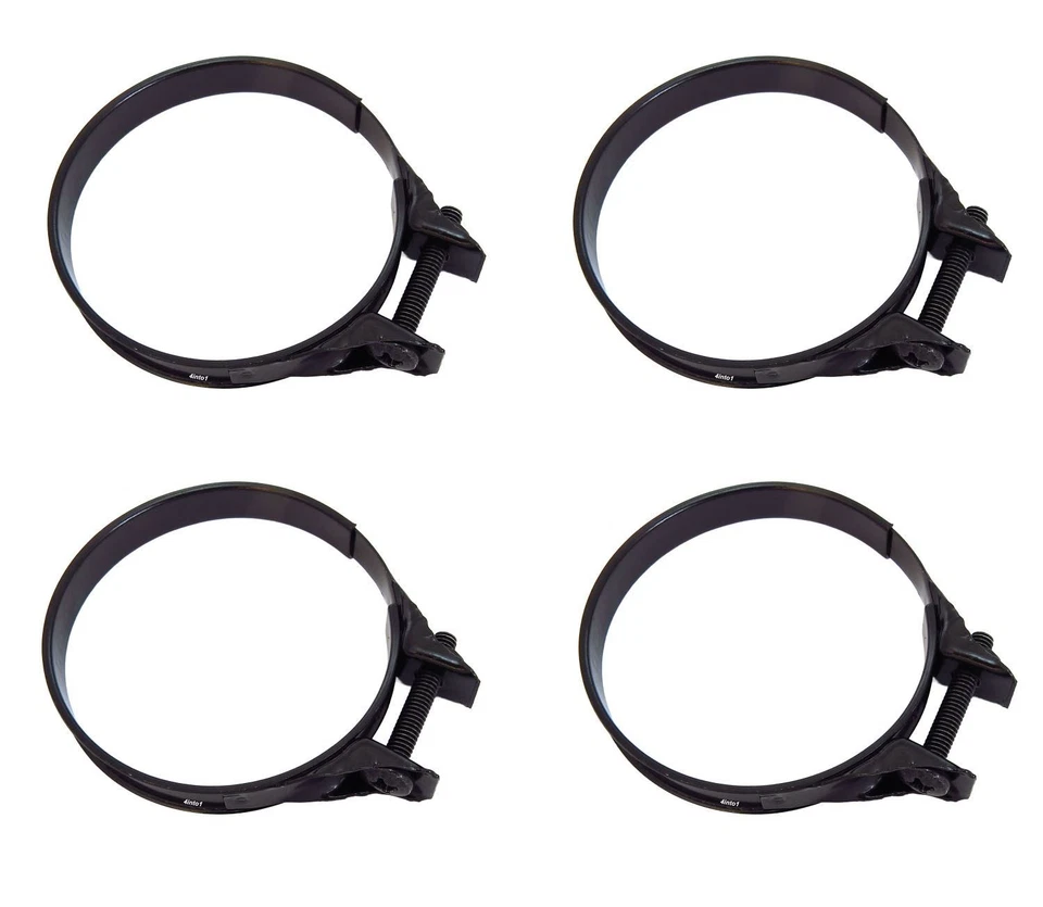Paquete de 4 abrazaderas de carburador originales Honda negras 42 mm 95018-42250 CL72 1962-1965 Foto 1 de 1