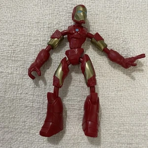 Marvel Hasbro Avengers Iron Man Bend & Flex 2019 gold und rot Actionfigur 6" - Bild 1 von 8