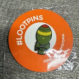 Loot Crate Loot Pins June 2016 Dystopia Fallout Bomb Lootpins - Picture 1 of 7