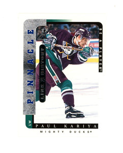 PAUL KARIYA 1996-97 Pinnacle Be A Player Link 2 History Die Cut #LTH-6B Ducks JM