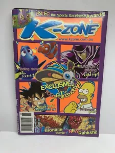 K-Zone Magazine Volume 4 Number 5 August 2003 Nemo Yu-Gi-Oh Simpsons Dragonball - Picture 1 of 10