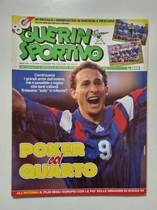 GUERIN SPORTIVO 25-1992 +FILM CAMPIONATI EUROPEI SVEZIA 92 PAPIN-PAGLIUCA-RIVERA - Foto 1 di 7