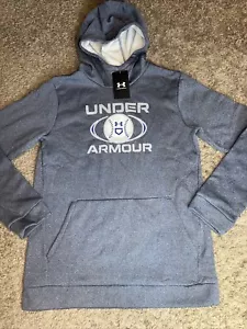 NEW Boy's Under Armour Blue Baseball Hoodie Size XLarge MSRP $40.00 - Picture 1 of 6