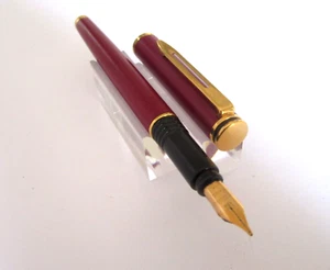 Magnífico Bolígrafo Pluma Waterman Exclusivo Color Burdeos Tamaño Pluma M A129 - Imagen 1 de 10