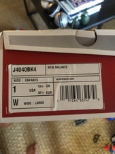 New Balance Cleats Size 1 Wide Kids Boys