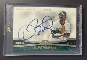 2013 Topps Tier One Dave Stewart Autograph #’d 103/ 299 🔥🔥🔥