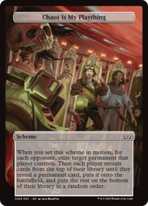Magic The Gathering Chaos Is My Plaything - Duskmourn: House of Horrors Commander Archenemy - Imagen 1 de 1