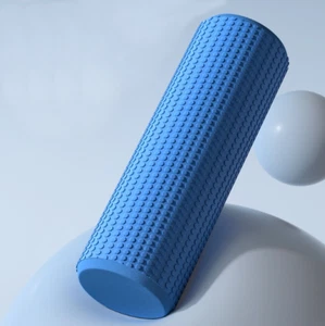 45/60cm EVA Yoga Massage Solid Foam Roller Pilates Exercise Gym Back Training - Picture 1 of 10