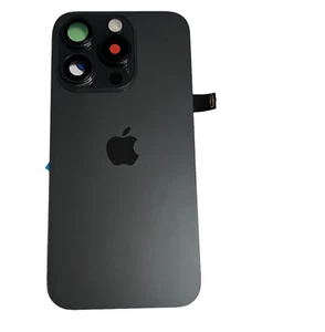 Für Apple iPhone 15 pro Backcover Akkudeckel Schwarz vormontiert NFC Blitz Top A - Bild 1 von 2