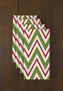 Servilletas Navidad Chevron 18" x 18" 1 docena - Imagen 1 de 1