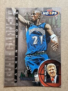 Kevin Garnett 1997 Hoops “ Talkin Hoops” w/Bill Walton Basketball Card