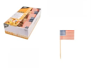 500 Deko-Picker 8 cm Amerika USA Flaggenpicker Fahnenpicker Flagge picker Länder - Bild 1 von 1