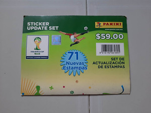 Panini FIFA World Cup 2014 Brazil 71 Sticker Update Set New ( Mexico Version )