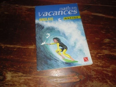 A VOIR ! ANCIEN CAHIER D'EXERCICES " ANGLAIS - de la 5e à la 4e " 1989 - Photo 1/4