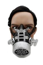 Men Women Half Face Costume Gas Mask Steam Punk Future Machine Nuke Halloween