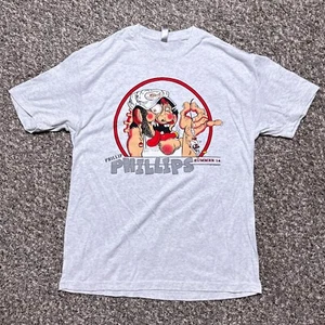Phillip Phillips Summer 2014 Tour Shirt Adult Large Gray Graphic Tee Next Level - Picture 1 of 6