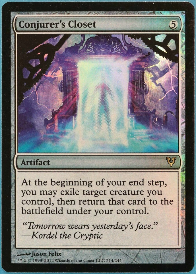 MTG  Conjurer's Closet FOIL Avacyn Restored LP Artifact Rare - Image 1 of 1