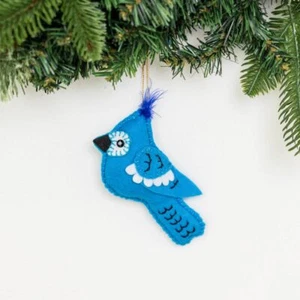Ornamento in feltro Bluejay - Foto 1 di 3