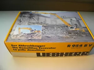 Conrad No 2907 Liebherr R 954 BV Raupenbagger mit Abbruchausrüstung 1/50 OVP - Imagen 1 de 9