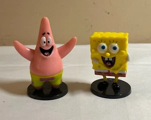 Spongebob Squarepants 2.5" Figures / Cake Toppers - Spongebob & Patrick - Picture 1 of 2