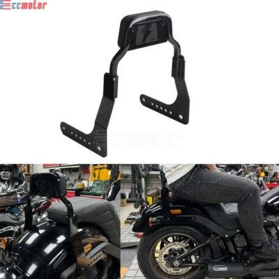 For Harley Softail Low Rider FXLR FXLRS 2018-2015 Passenger Backrest Sissy Bar - Image 1 of 4