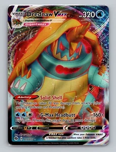 Drednaw VMAX 015/073 Ultra Rare Champion's Path Sword Shield Pokemon Card NM - Picture 1 of 2