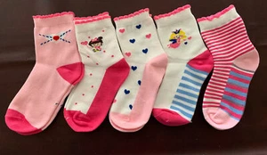 10 Pairs of Cute Ankle Socks 5- 8 Years 11 12 13 Shoe Chic NEW - Picture 1 of 5
