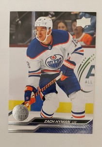 2023-24 Upper Deck Series 1 Base #68 Zach Hyman Edmonton Oilers