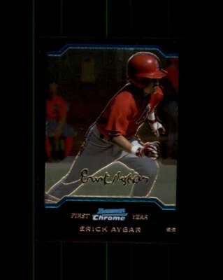 2004 Bowman Chrome #172 Erick Aybar RC (ref 163860) - Image 1 of 2
