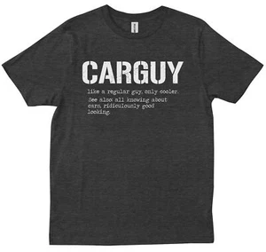Car Guy Definition Car Lover Gift Funny Idea Unisex Black Father's T-shirt - Picture 1 of 10