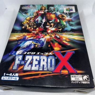 F-ZERO X w/Box and Manual Nintendo 64 N64 JAPAN ver. - Image 1 of 2