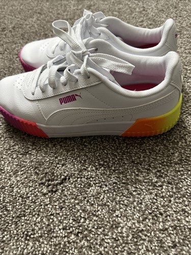 Scarpe da ginnastica casual bianche Puma Carina 385751 01 taglia 5C