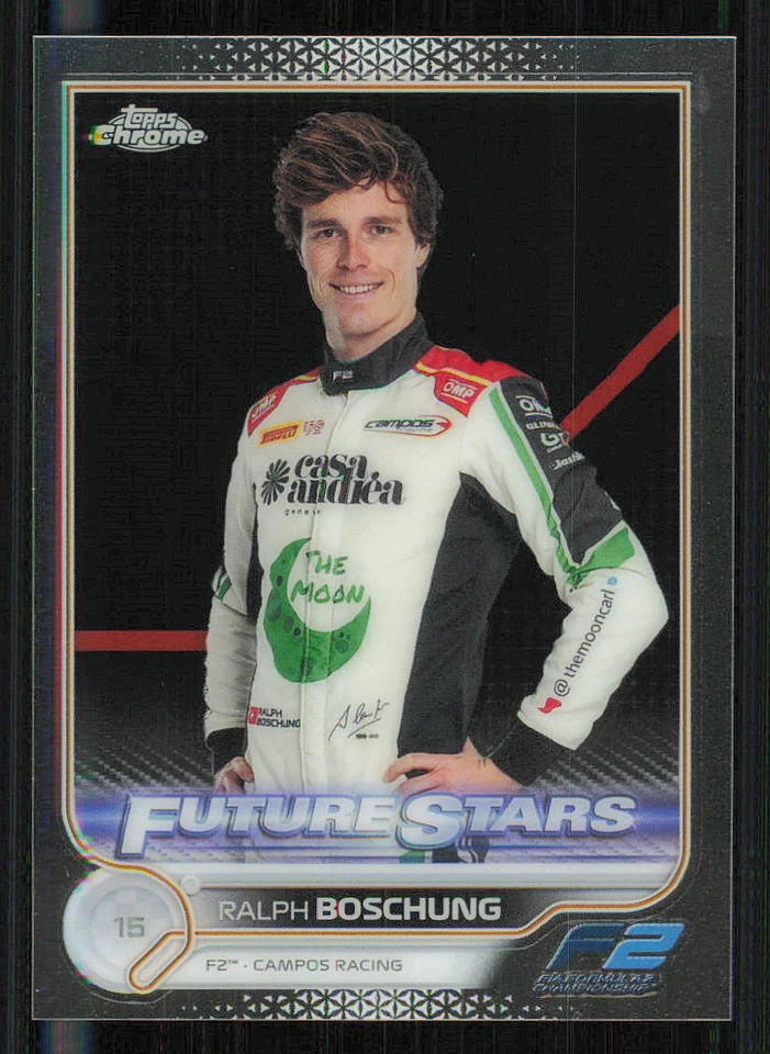 2022 Topps Chrome Formula 1 #90 Ralph Boschung - Image 1 of 2
