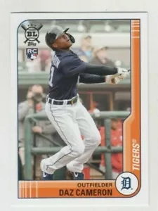 (10) Lote de tarjetas de novato Daz Cameron 2021 Topps Big League #166 Detroit Tigers - Imagen 1 de 1